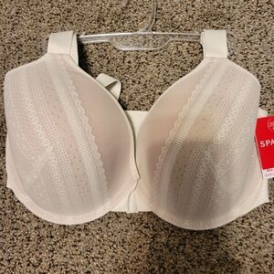 NWT Spanx Bra-llelujah Illusion Lace Full Coverage Front Closure Bra sz 36DD